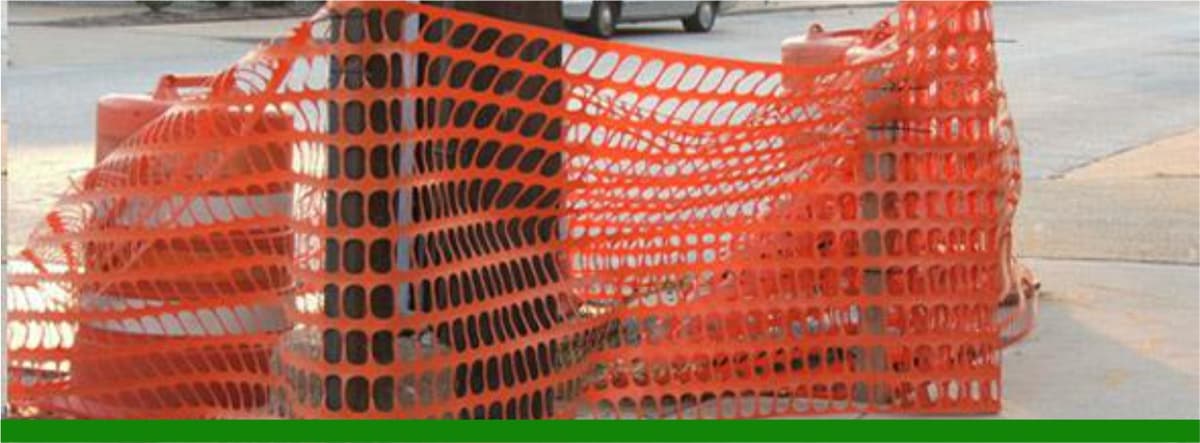 Заборная сетка зелёная HDPE
